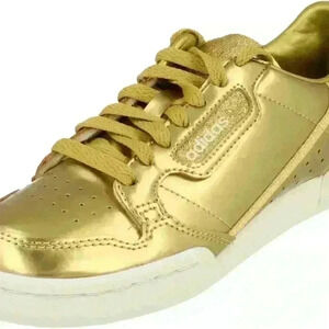 ADIDAS Continental 80 Shoe Metallic With Retro Fitness Style Womens Size 8.5
